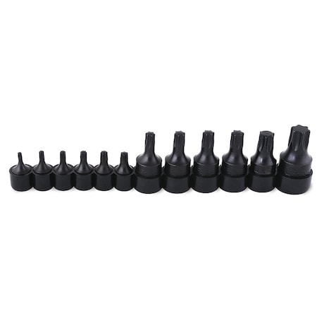 Urrea Combination drive torx bit socket set 12PC, 475254W 475254W